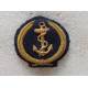 insigne de casquette d'Officier Subalterne (tissu) avec boutons pressions