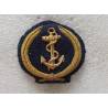 insigne de casquette d'Officier Subalterne (tissu) avec boutons pressions