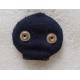 insigne de casquette d'Officier Subalterne (tissu) avec boutons pressions