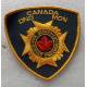 CANADA : Service d'Incendie DND MDN (tissu)