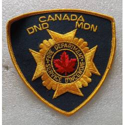 CANADA : Service d'Incendie DND MDN (tissu)