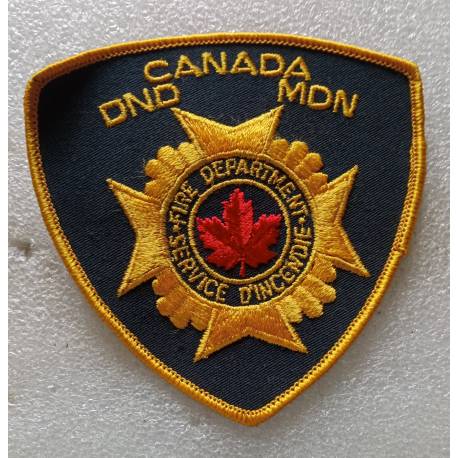 CANADA : Service d'Incendie DND MDN (tissu)