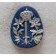 Belgique : Police insigne de casquette (métal - tissu)