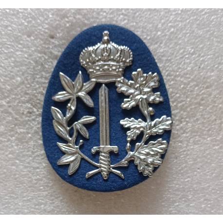 Belgique : Police insigne de casquette (métal - tissu)