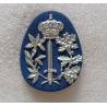 Belgique : Police insigne de casquette (métal - tissu)