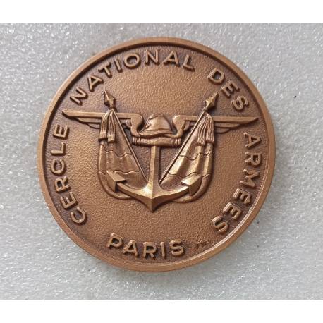Cercle National des Armées - Le Directeur - Médaille de table