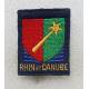 1ère Armée Française RHIN et DANUBE (tissu)