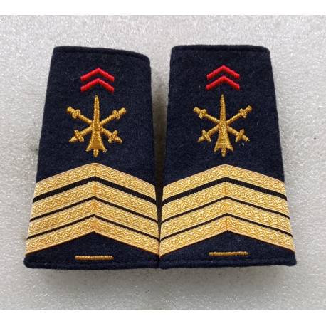 Artillerie Fourreaux d'épaule (la paire) Sergent Chef BM2