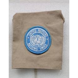 brassard kaki avec écusson de l'ONU