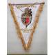 Fanion de l'Escadron de Gendarmerie Mobile 23/2 Mont De Marsant 17,5x26cm+franges