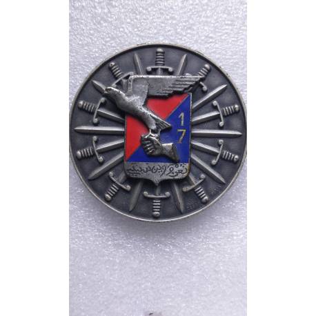 Médaille de table du 17e RA
