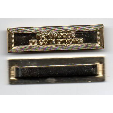 Agrafe RÉPUBLIQUE DE COTE d'IVOIRE