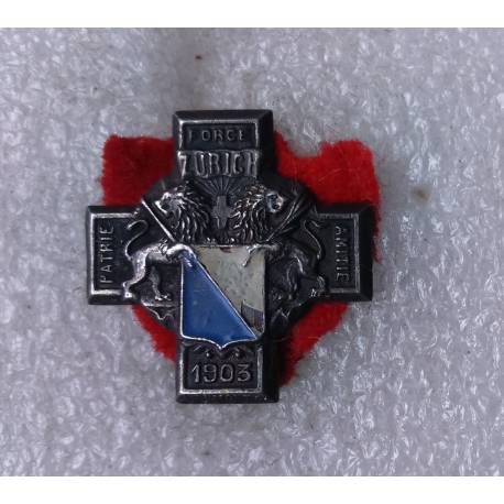 SUISSE : ZURICH 1903 Patrie Force Amitié