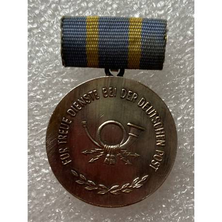 Médaille de Travail de la poste allemande - Für Treue Dienste bei des Post