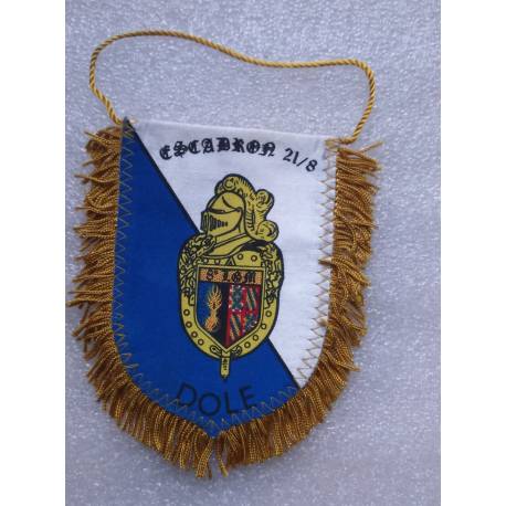 Fanion de l'Escadron de Gendarmerie Mobile 21/8 de la 8e Légion de Gendarmerie Mobile