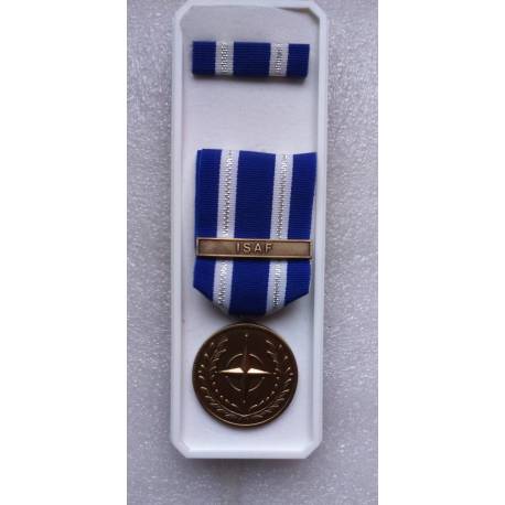 Agrafe en bronze NON ARTICLE 5  pour Médaille OTAN NATO
